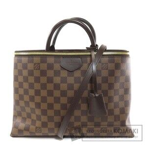 Louis Vuitton Brompton Damier Ebene Brown Tote Bag Canvas